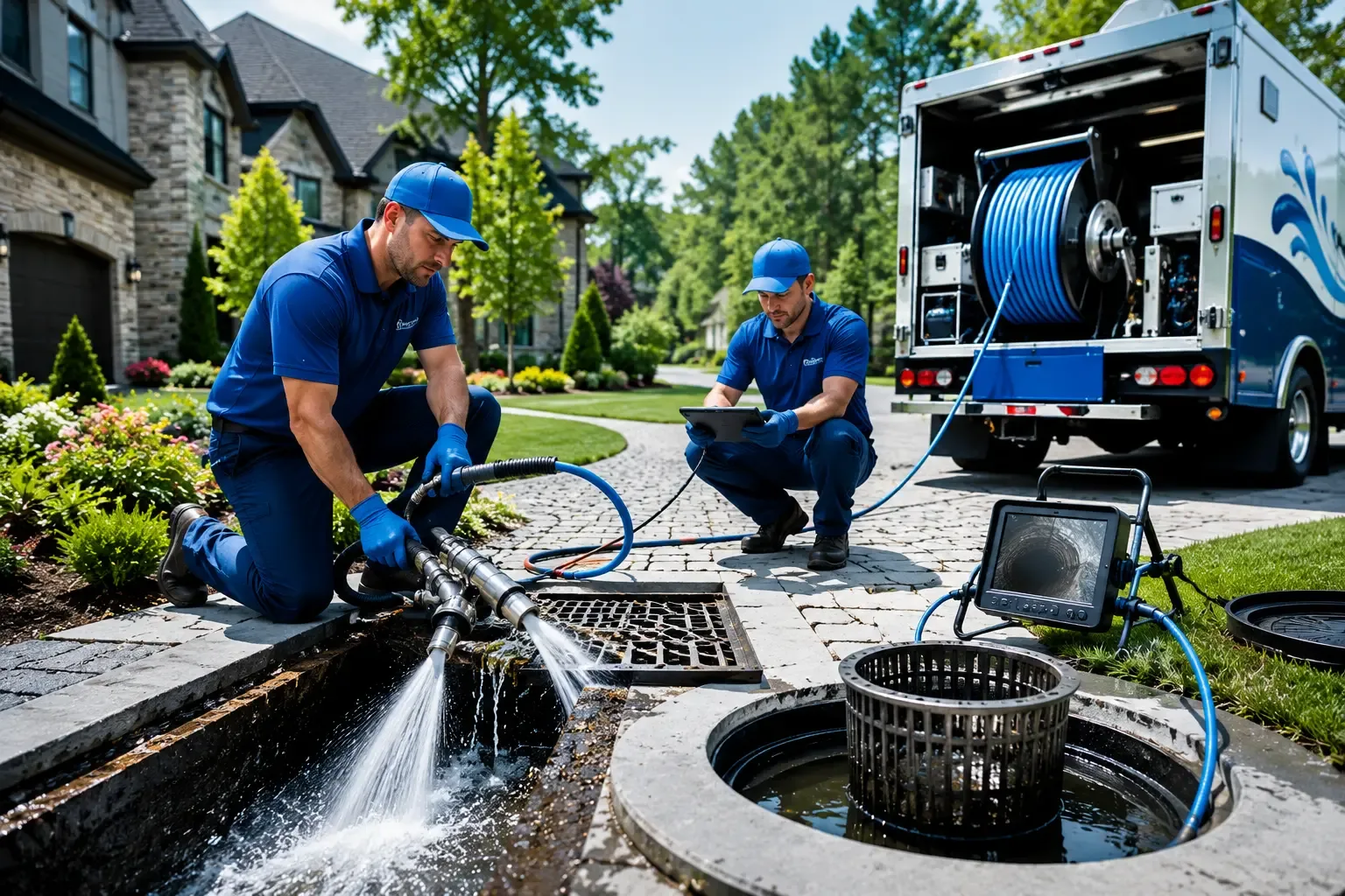 Local outdoor drain cleaning professionals in Palms, MI