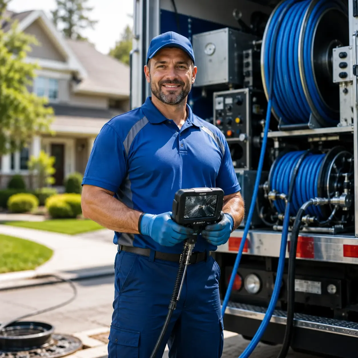 Local outdoor drain cleaning specialists in Palms, MI